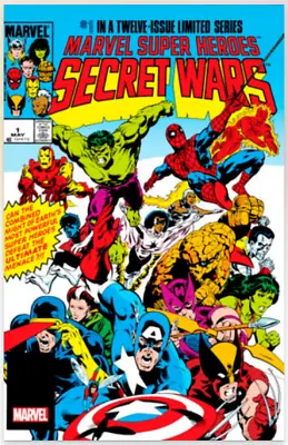 Buy MARVEL SUPER HEROES SECRET WARS 1 FACSIMILE EDITION NM 2024 Mar2 • 3.91£