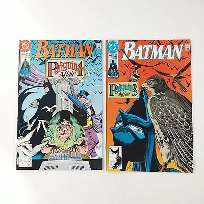 Buy Batman #448 #449 Lot The Penguin Affair (1990 DC Comics) • 3.95£
