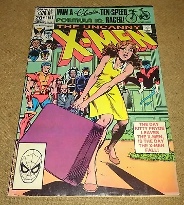 Buy UNCANNY X-MEN 151, Marvel Comics 20p Cover 1981 • 11.99£