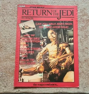 Buy Star Wars Weekly Comic - Return Of The Jedi - No 61 - 15/08/1984 Marvel UK Comic • 3.50£