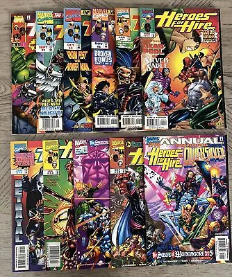 Buy HEROES FOR HIRE Comic Lot Of 11 #1, 3,4,5,7,11,12,13,15,16 + Annual • 9.62£