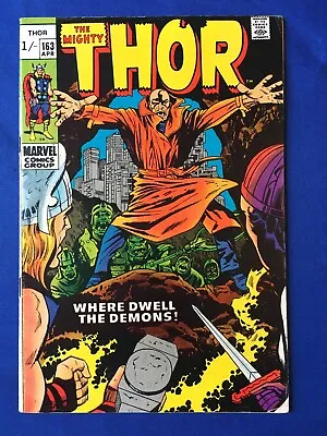 Buy The Mighty Thor #163 FN+ (6.5) ( Vol 1 1969) • 28£