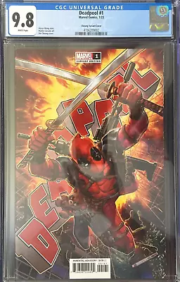 Buy Deadpool #1 Cheung Variant Cover Marvel Comics CGC Universal Grade 9.8 • 39.97£