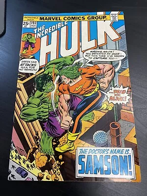 Buy Incredible Hulk # 193 - Classic Hulk Vs. Doc Samson Marvel Comics (Com112) • 23.71£