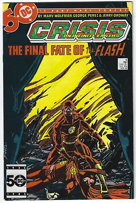 Buy Crisis On Infinite Earths #8 (1985) DC Comics Death Of The Flash Barry Allen NM- • 19.17£