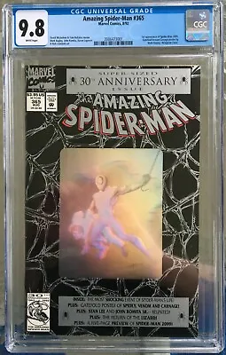 Buy Amazing Spider-Man #365 (1992) CGC 9.8 -- White Pgs; 1st Spider-Man 2099; Bagley • 462.19£