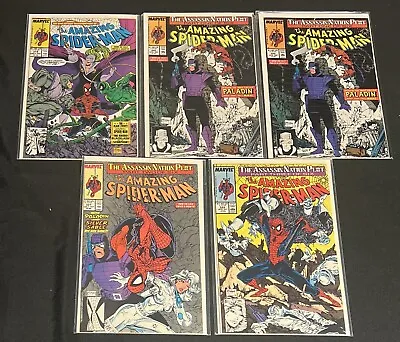 Buy Amazing Spider-Man #319, 320(x2), 321-323, 325-330 Vol 1 Marvel Comic Lot 1989 • 72.32£