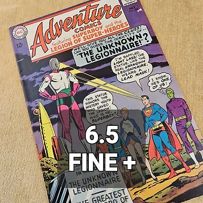 Buy 334 ADVENTURE COMICS Legion Of Super-Heroes DC 1965 The Unknown Legionnaire  • 15.67£