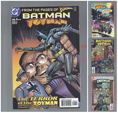 Buy Batman Toyman 1 2 3 4 Complete Lot VF/NM 1998 DC St412 • 9.99£