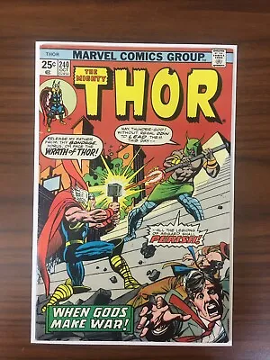 Buy Thor #240 1st Appearance Of Seth In The Modern Age. Fine Condition. (M) • 32.57£