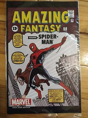 Buy MARVEL Comics Amazing Fantasy #15 Spider-Man (Aug.1962)(Facsimile) NEW IN BAG • 81.52£