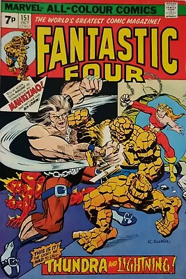 Buy Fantastic Four 151 Fine+/NVF £5 1974. Postage On 1-5 Comics 2.95  • 5£