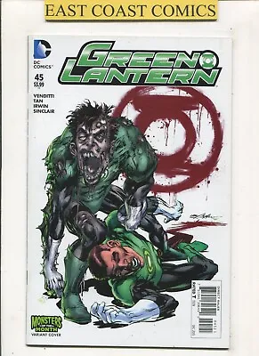 Buy Green Lantern #45 Neal Adams Monsters Of The Month Variant - Dc New 52 • 4.95£