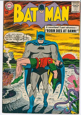 Buy Batman #156 1963 Robin Dies At Dawn Dc Comics Sheldon Moldoff Cover Art • 159.10£