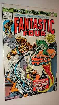 Buy Fantastic Four #154 Nice Nm 9.2/9.4 White Pages  1975 • 26.56£