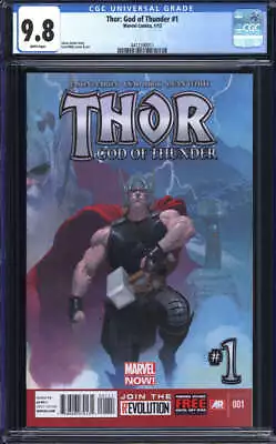 Buy Thor: God Of Thunder #1 Cgc 9.8 White Pages // Marvel Comics 2013 • 71.49£