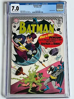 Buy BATMAN No 190  March 1967 CGC 7.0 FN/VF  PENGUIN Cover Off-White To White • 180£