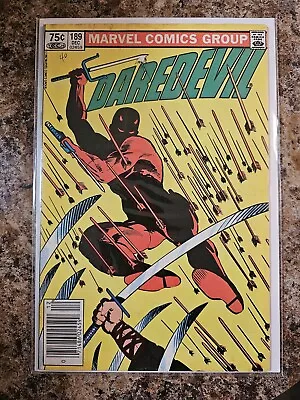 Buy Daredevil #189 (1982) Newsstand Frank Miller Death Of Stick Marvel Comics VG-FN  • 7.99£