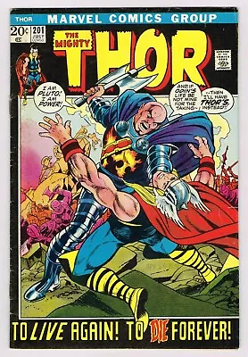 Buy Thor #201 (Marvel, July 1972) FN-, 1st Kamorr • 11.25£