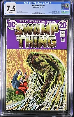 Buy 1972 Swamp Thing 1 CGC 7.5. Origin Of Swamp Thing. 1st Solo Title. • 215.86£