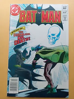 Buy DC Comics  BATMAN #345    In Fine+  Condition • 6.32£