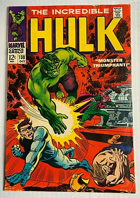 Buy 1985 Marvel Comics The Incredible Hulk #108  Monster Triumphant  • 14£