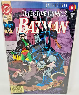 Buy Detective Comics #665 Dixon Signed Dc Batman Knightfall *1993* 9.6 • 15.18£