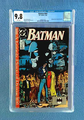 Buy Batman #441 Cgc 9.8 Nm/mint White Pages Dc Comics Continued From New Titans #60 • 47.96£