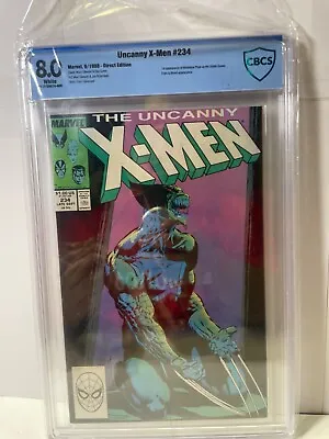 Buy Uncanny X-Men #234 9/88 CGC 8.0 WHITE Pages • 48.26£