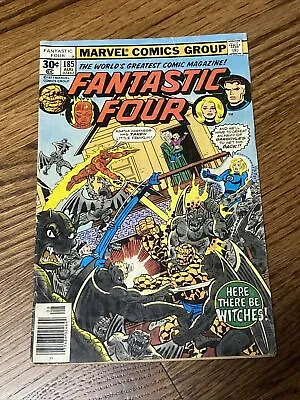 Buy Fantastic Four #185 (1977) KEY 1st App. Of Nicholas Scratch VG/FN Unpressed. • 9.46£
