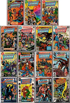 Buy JUSTICE LEAGUE OF AMERICA 15 Issues Between #149-253 • 39.42£