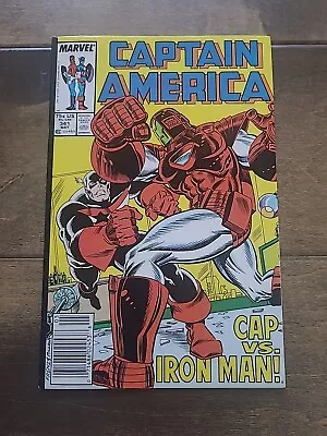 Buy CAPTIAN AMERICA #341- Cap Vs Iron Man • 10.26£