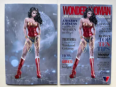 Buy Wonder Woman 80th Anniversary Natali Sanders Magazine Homage/virgin Variant Set • 15.99£