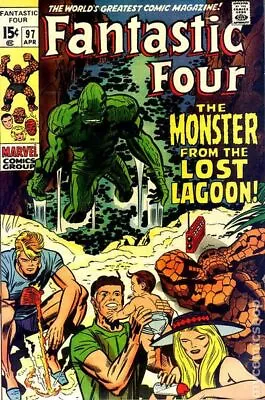 Buy Fantastic Four #97 VG- 3.5 1970 Stock Image Low Grade • 5.93£