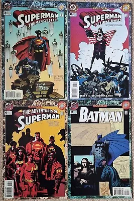 Buy DC Elseworlds 1994 Annuals - Batman & Superman X 3 (MoS, Adventures, Action) NM • 10£