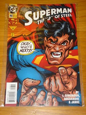Buy Superman Man Of Steel #46 Dc Comic Near Mint Condition July 1995 • 3.49£