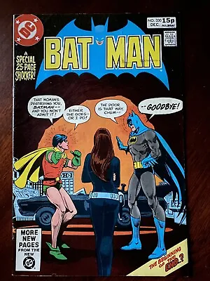 Buy Batman - #330 - December 1980 Issue. Unofficial Grade: FN DC Comic Talia Bronze • 28.95£