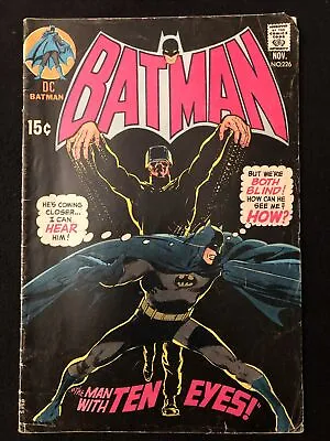 Buy Batman 226 3.0 3.5 Dc 1970 Neal Adams Cover 1st Appearance Of 10 Eyed Man Uv • 23.97£