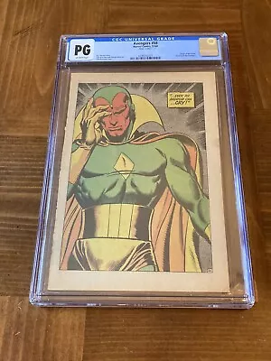 Buy Avengers 58 CGC PG OW Pages (2nd App Of Vision)-  Full-Page Vision Panel!! • 80.42£