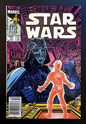 Buy STAR WARS #78 Hi-Grade Newsstand Darth Vader C-3PO Marvel Comics 1983 • 16£