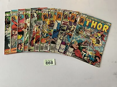 Buy The Mighty Thor……mixed Issues…..conway/buscema……12 X Comics…..LOT…668 • 16.99£