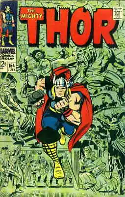 Buy Thor #154 FN; Marvel | 1st Appearance Mangog - We Combine Shipping • 78.65£