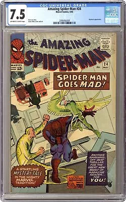 Buy Amazing Spider-Man #24 CGC 7.5 1965 2090456009 • 337.80£