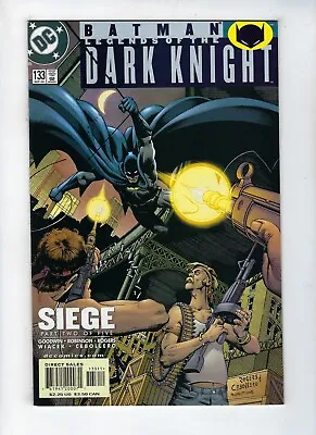 Buy BATMAN: LEGENDS OF THE DARK KNIGHT # 133 (SIEGE Part 2. SEP 2000) NM- • 3.95£