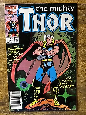 Buy Thor 370 High Grade Newsstand Classic John Buscema Cover Marvel Comics 1986 B • 4.73£