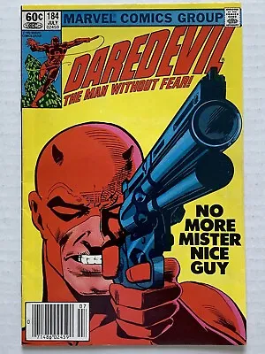 Buy Daredevil #184 (1982) Vs Punisher (Frank Miller Art + Story) (VF/8.0)  -VINTAGE • 39.59£