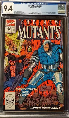 Buy New Mutants 91  CGC 9.4 NM  W/ PAGES  N/CASE • 35.47£