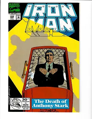 Buy Iron Man #284 1992 The Death Of Anthony Stark 1st Jim Rhodes War Machine • 6.42£