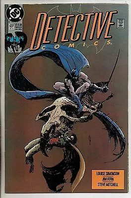 Buy DC Comics Batman In Detective #637 October 1991 VF+ • 2.95£