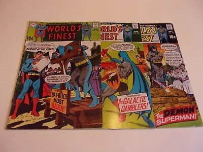 Buy World’s Finest # 185, 186 And # 187 ( 1969) Superman And Batman • 20£